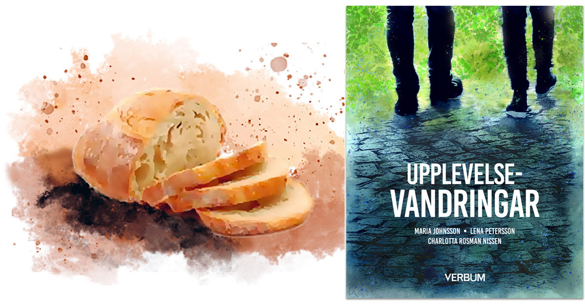 En skivad brödlimpa, Boken Upplevelsevandringar av Maria Johnsson, Lena Petersson och Charlotta Rosman Nissen.