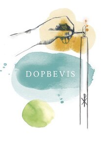 Dopbevis Akvarell, 25-pack