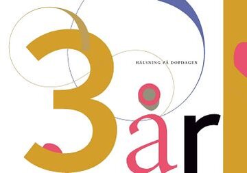 Dopdagshälsning 3 år, 10-pack