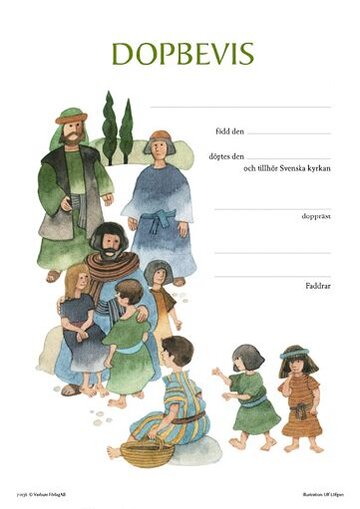 Dopbevis: Bibel för barn 25-pack