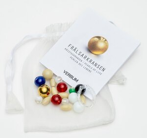 Frälsarkransen av glas, oträdd i påse, 10-pack