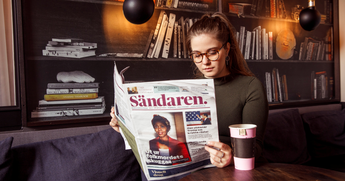 Läs Sändaren | © Foto: Mikael M Johansson